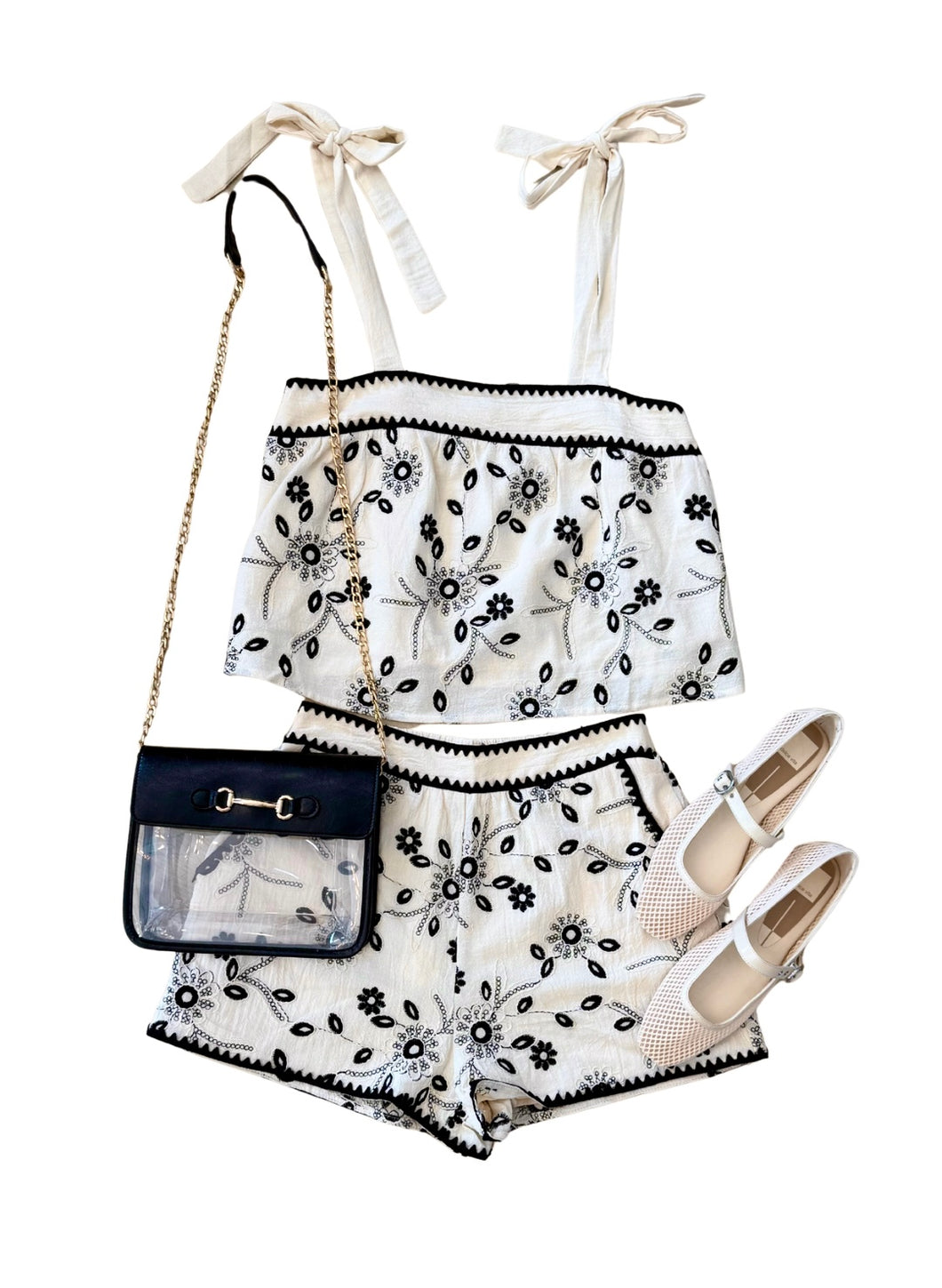 Amber Embroidered Set