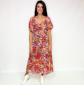 Zanita Tiered Midi Dress