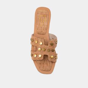 Donatella Cork Sandals