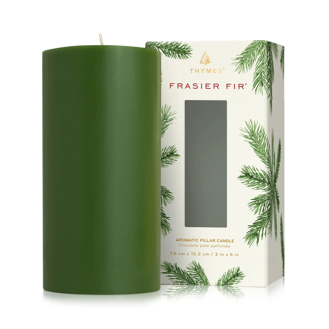 Frasie Fir Tall Pillar Candle