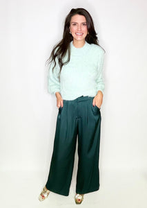 Luma Fluffly Mint Sweater