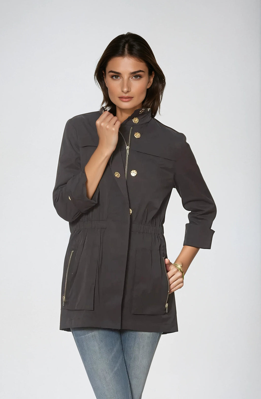 Anna Black Rainjacket