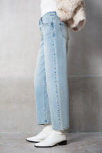 Load image into Gallery viewer, Fran Studded Barrel Jeans
