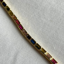 Load image into Gallery viewer, Lainey Rainbow Tennis Bracelet
