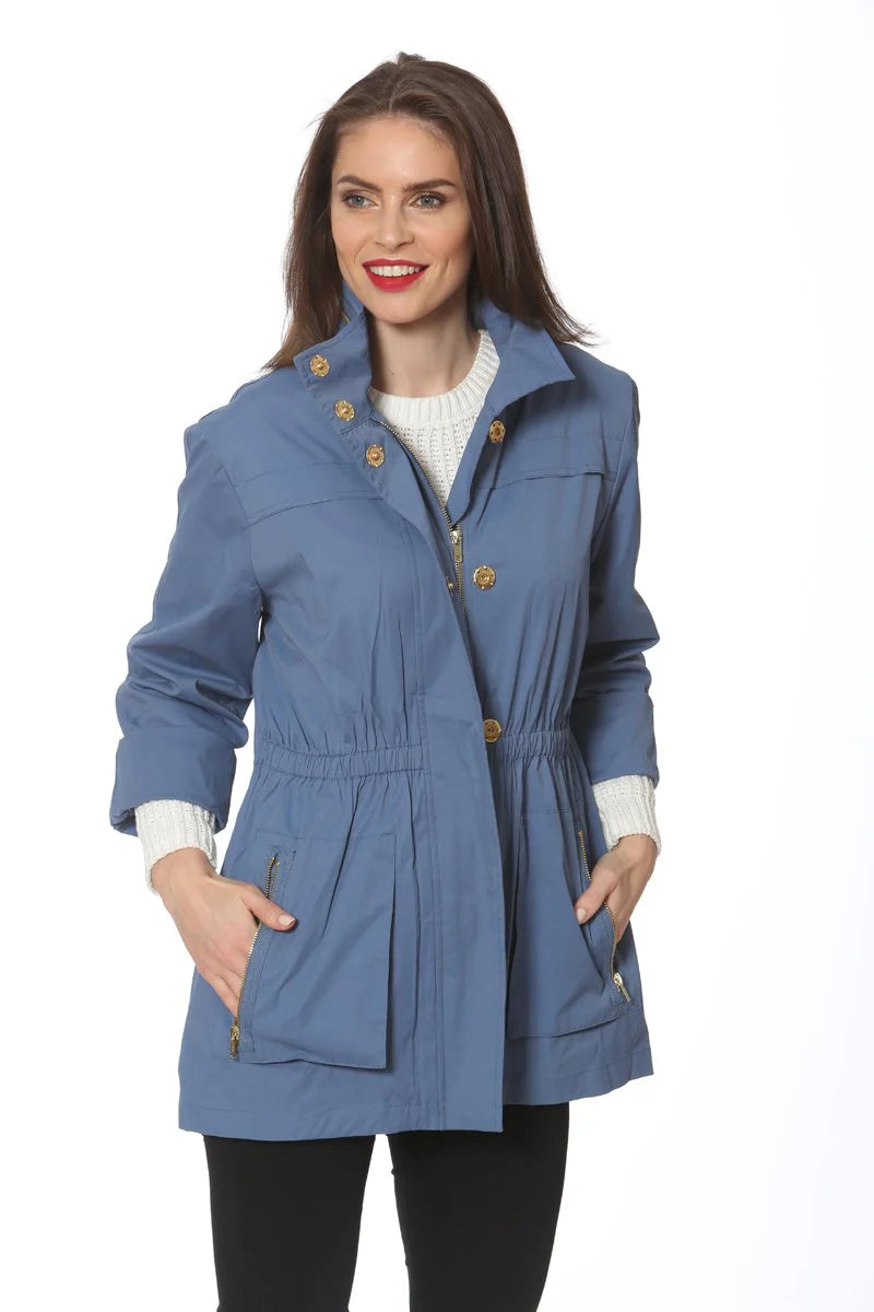 Tess French Blue Anorak