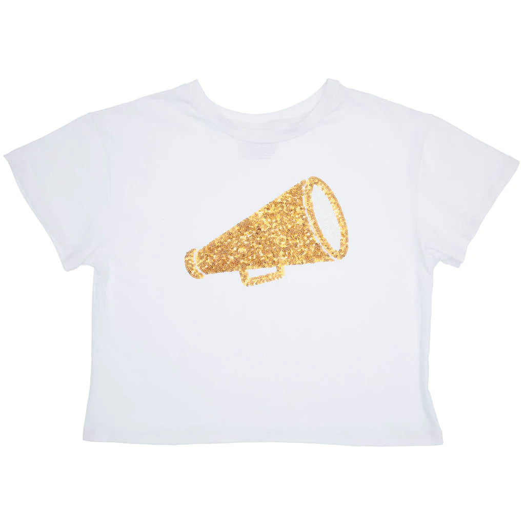 Girl’s Sequin Megaphone Tee