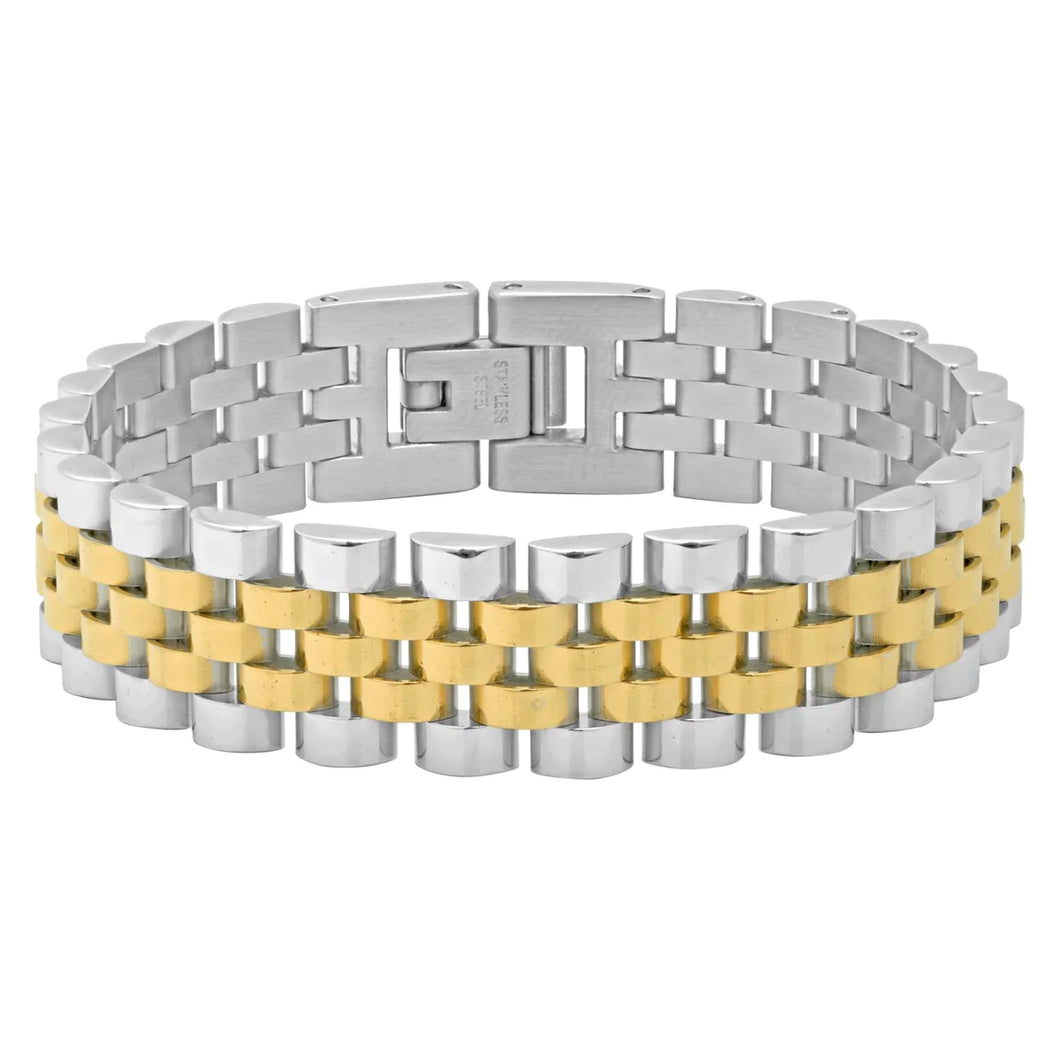 Rolly Two Tone Bracelet