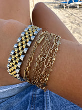 Load image into Gallery viewer, Rolly Two Tone Bracelet
