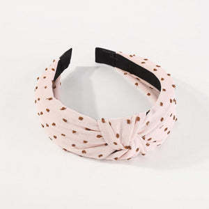 Embroidered Speckled Headband