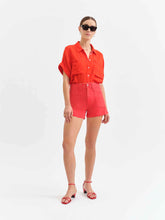 Load image into Gallery viewer, Valley Cherry Denim Shorts
