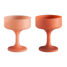 Load image into Gallery viewer, Silcone Peach/Terra Cocktail Glass
