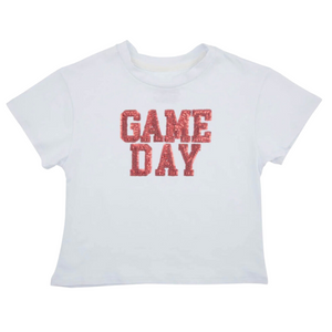 Kid's Sequin Game Day Tee