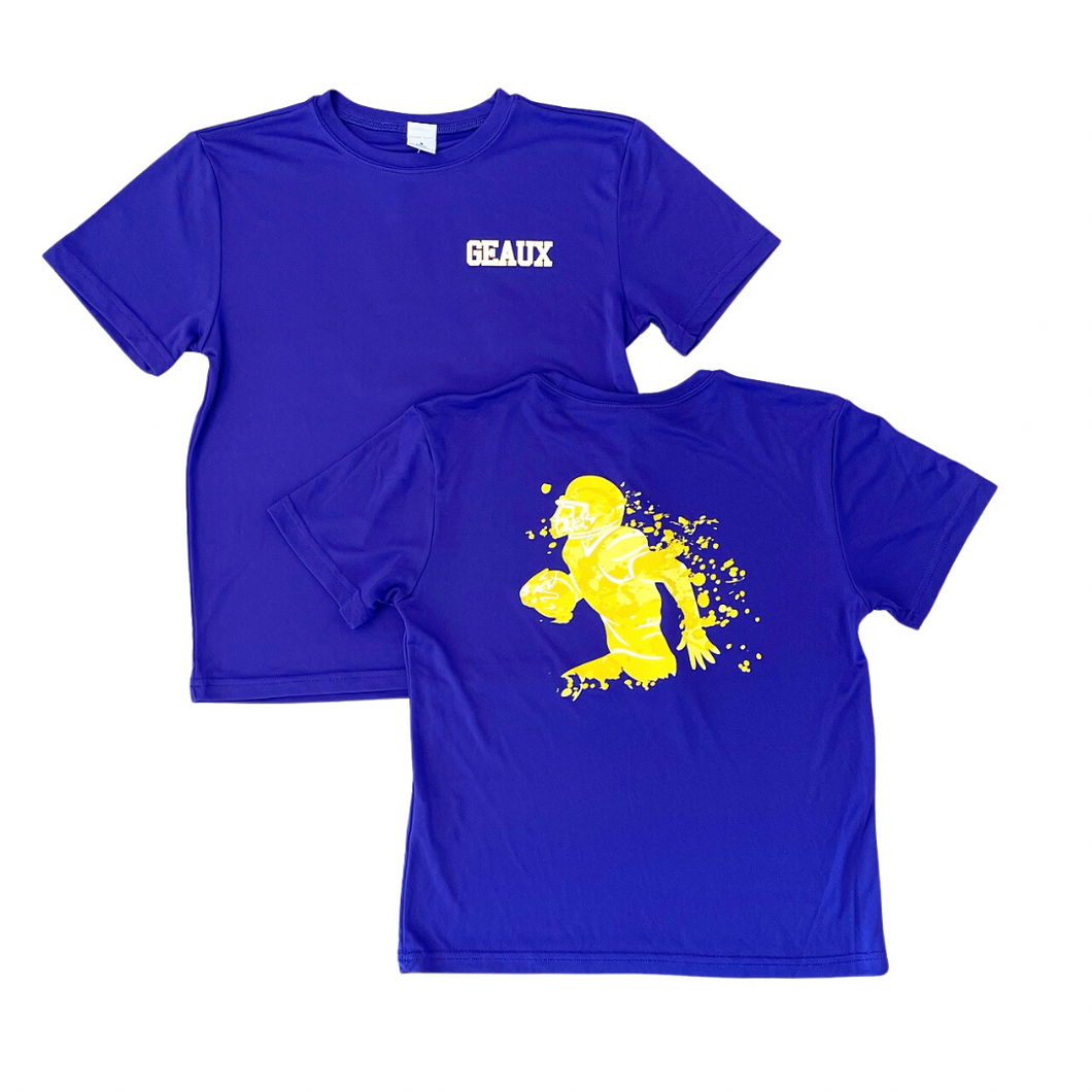 Boy's Geaux Football Player Tee