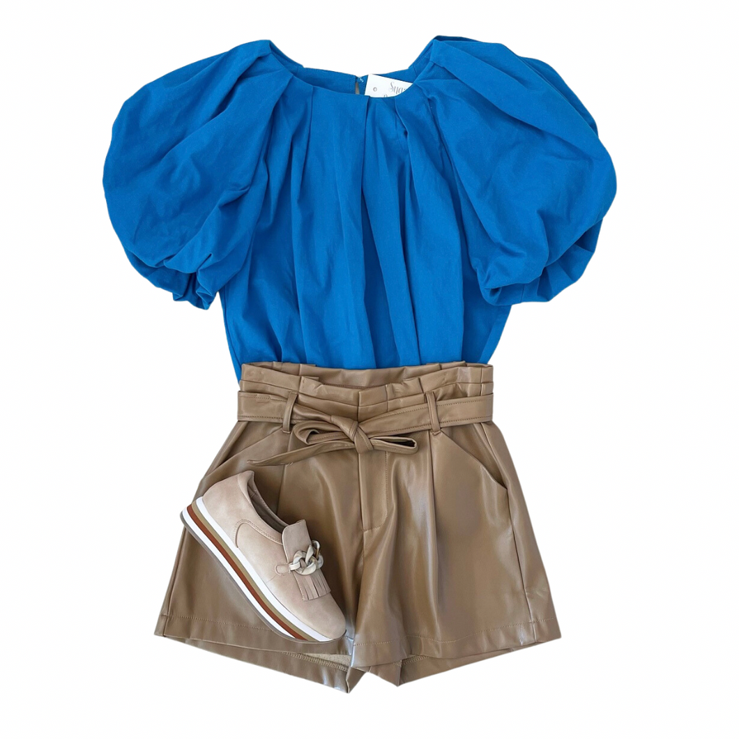 Puff Balloon Sleeve Top