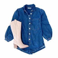 Load image into Gallery viewer, Denim Playsuit
