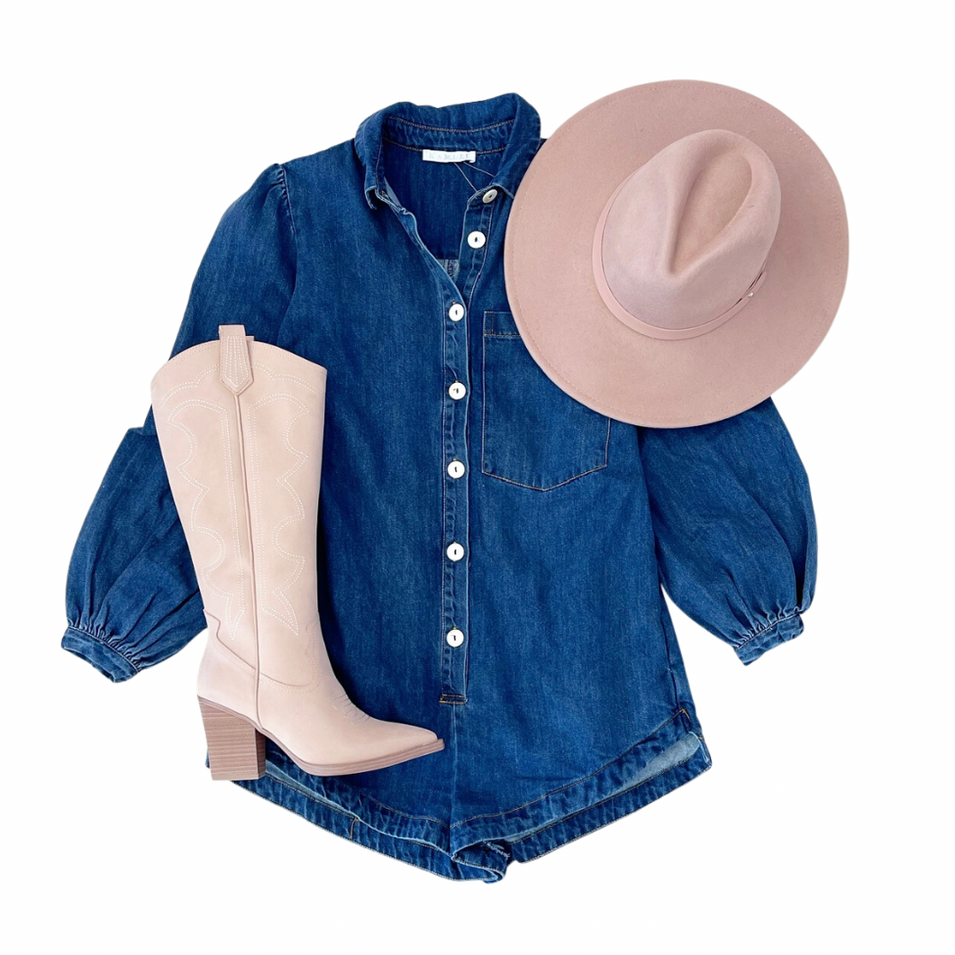 Denim Playsuit