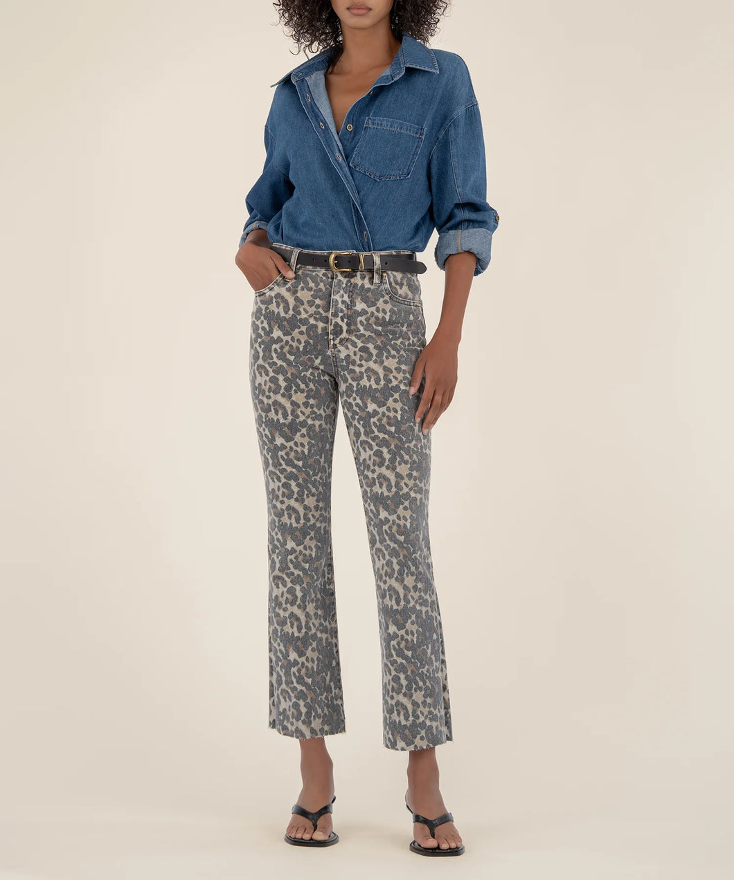 Kelsey Leopard Jeans