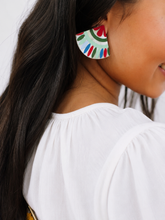 Load image into Gallery viewer, Fa La La Tile Earrings
