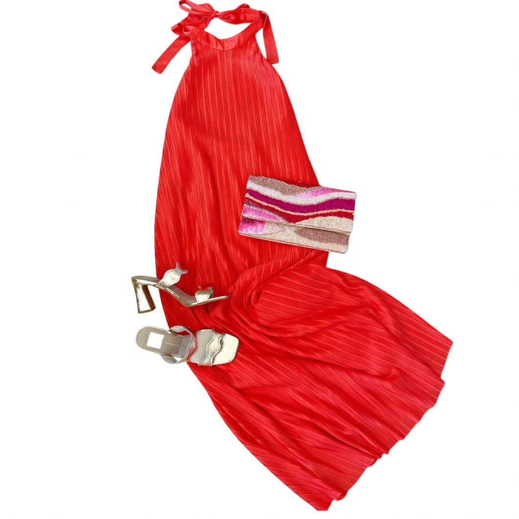Manelle Pleated Maxi