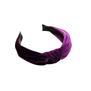 Purple Velvet Headband