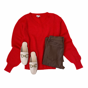 Daphne V Neck Sweater