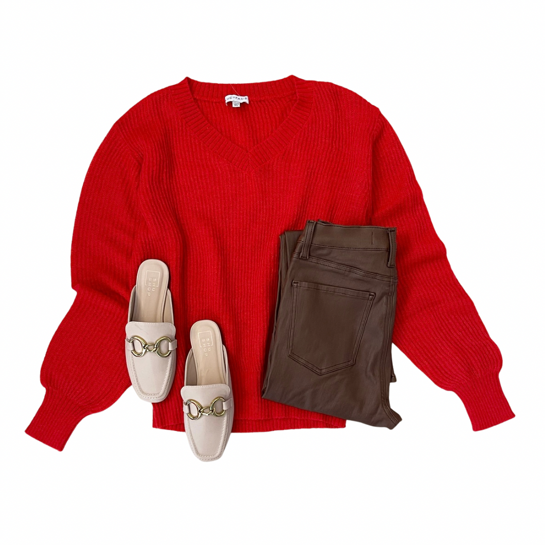 Daphne V Neck Sweater
