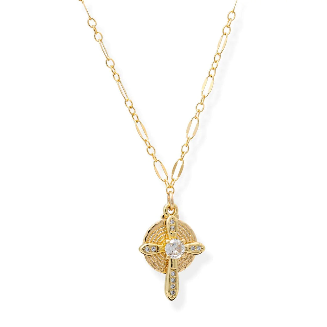 Hopeful Cross Necklace
