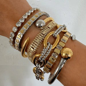 Roxy Two Tone Bracelet