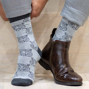 Men's Tiger Face Socks