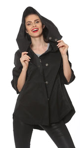 Savina Black Anorak