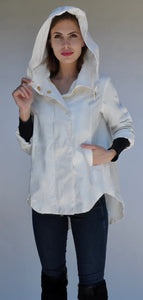 Savina Antique White Anorak