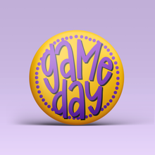 Load image into Gallery viewer, Gold Game Day Buttons

