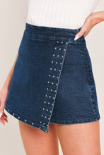 Load image into Gallery viewer, Studded Denim Skort
