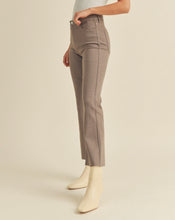 Load image into Gallery viewer, Cropped Taupe Flare Jeans

