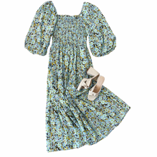 Load image into Gallery viewer, Floral Smocked Maxi Dress

