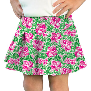 Pink/Green Tennis Skort