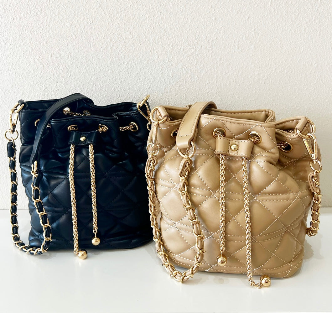 Quilted Bucket Bag