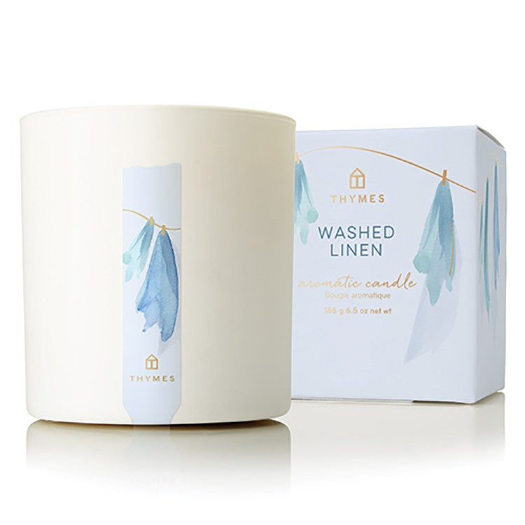 Washed Linen Candle