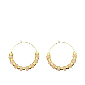 Pismo Blush Hoops