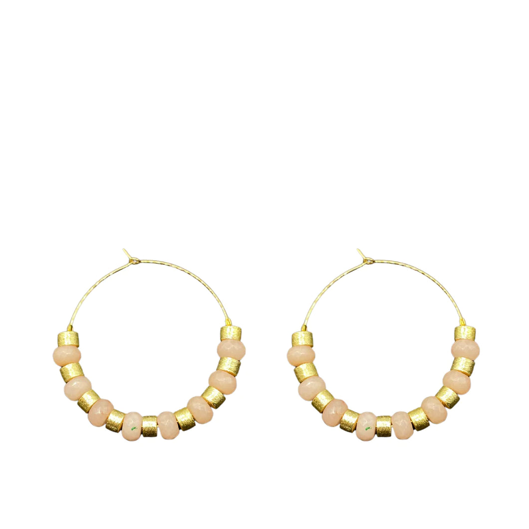 Pismo Blush Hoops