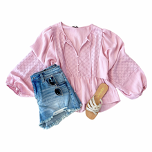 Load image into Gallery viewer, Celeste Eyelet  Top
