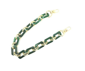 Green Short Chain Link Strap