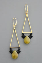 Load image into Gallery viewer, Green Teardrop Earring

