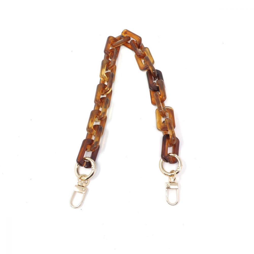 Tortoise Short Chain Link Strap