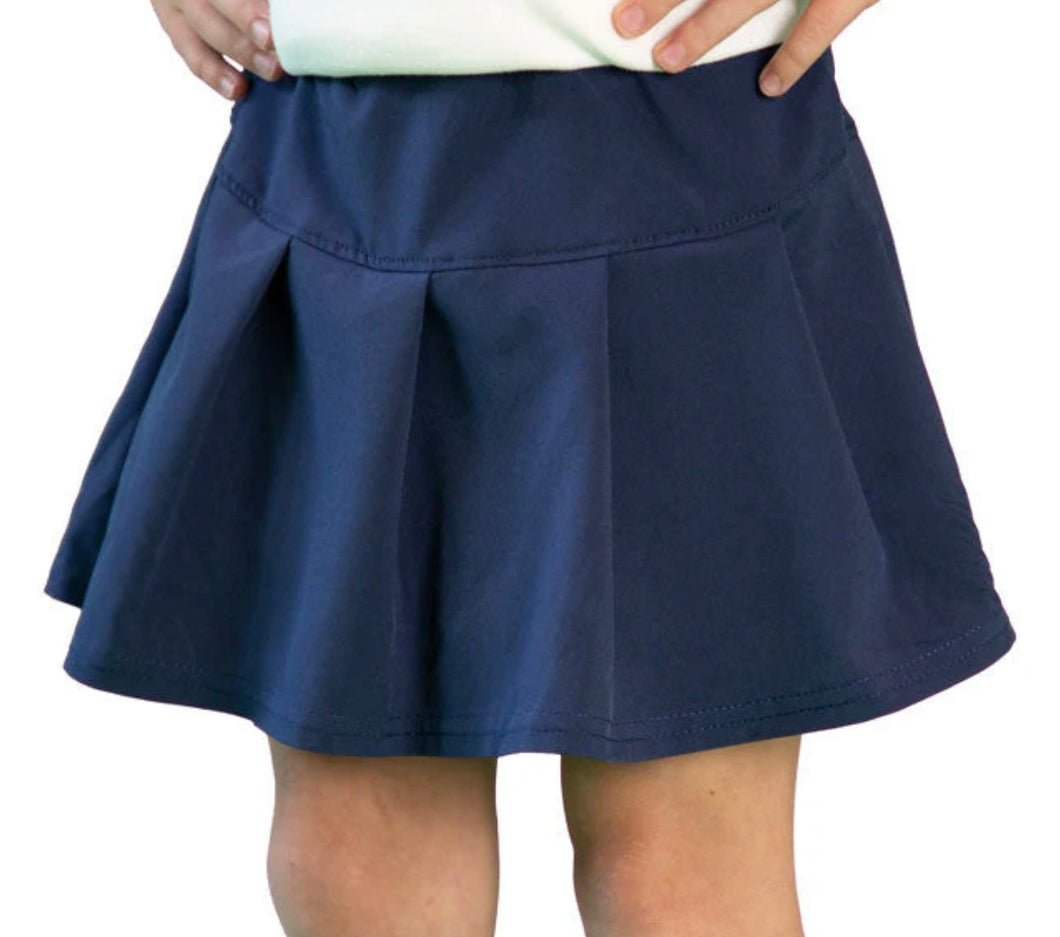 Navy Tennis Skort