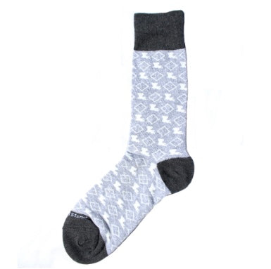 Men’s Grey Louisiana Socks