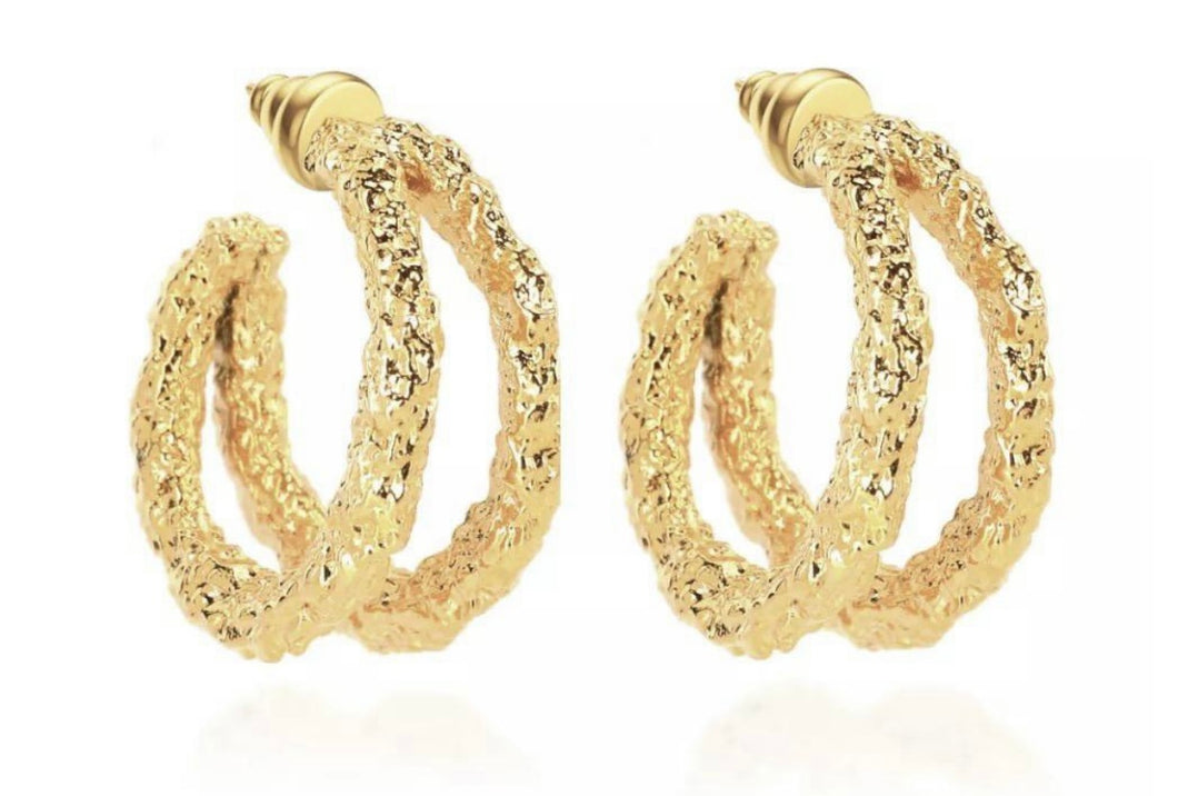 Reign Hammered Hoops