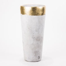 Stockholm Gold Rimmed Vase