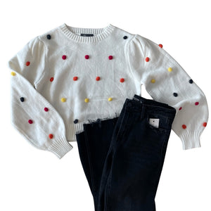Multi Popcorn Sweater