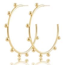 Load image into Gallery viewer, Erin Studded Hoops
